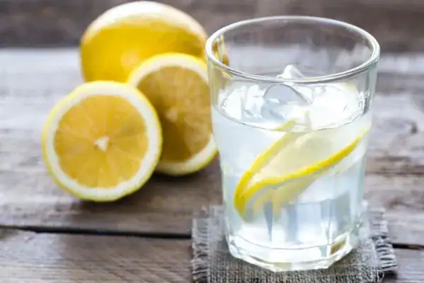 Image of lemon water to aid hydration Royal Leamington Spa