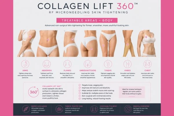 Collagen Lift 360 Royal Leamington Spa for areas of the body.