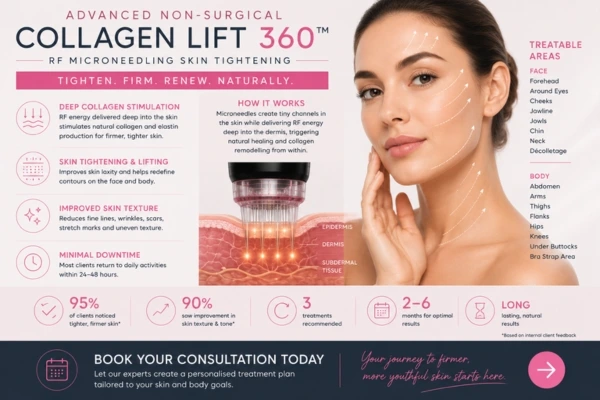 Book in Collagen Lift 360 Royal Leamington Spa today